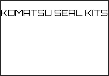 Picture for category KOMATSU SEAL KITS