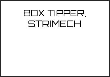 Picture for category BOX TIPPER, STRIMECH
