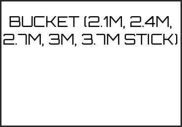 Picture for category BUCKET (2.1M, 2.4M, 2.7M, 3M, 3.7M STICK)