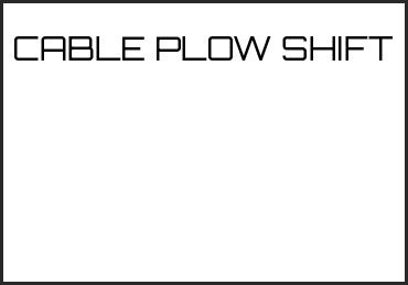 Picture for category CABLE PLOW SHIFT