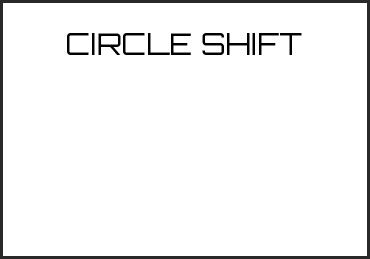 Picture for category CIRCLE SHIFT