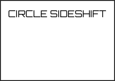 Picture for category CIRCLE SIDESHIFT