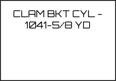 Picture for category CLAM BKT CYL - 1041-5/8 YD