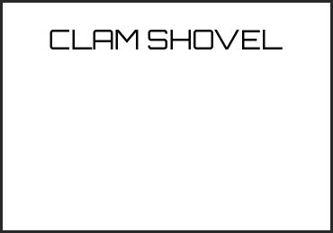 Picture for category CLAM SHOVEL