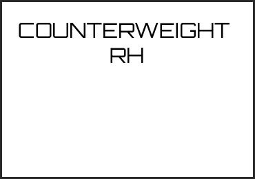 Picture for category COUNTERWEIGHT  RH