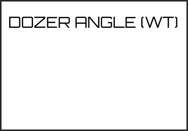 Picture for category DOZER ANGLE (WT)
