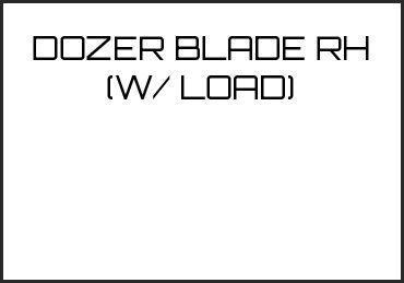 Picture for category DOZER BLADE RH (W/ LOAD
HOLD)