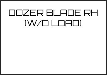 Picture for category DOZER BLADE RH (W/O
LOAD HOLD)