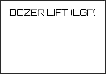 Picture for category DOZER LIFT (LGP)