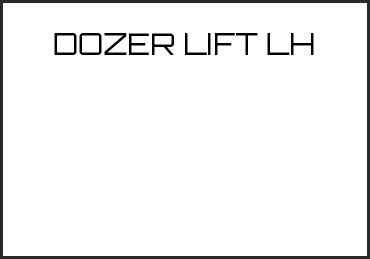 Picture for category DOZER LIFT LH