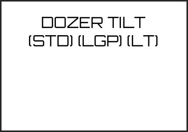 Picture for category DOZER TILT (STD) (LGP) (LT)