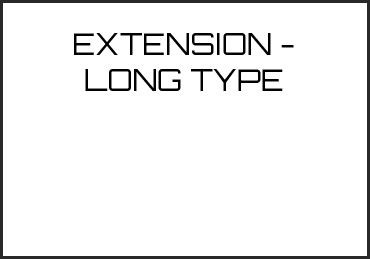 Picture for category EXTENSION - LONG TYPE