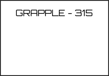 Picture for category GRAPPLE - 315