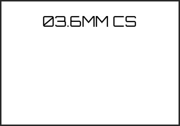 Picture for category 03.6MM CS