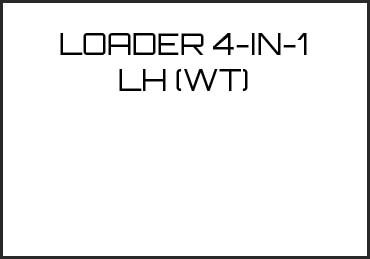 Picture for category LOADER 4-IN-1 LH (WT)