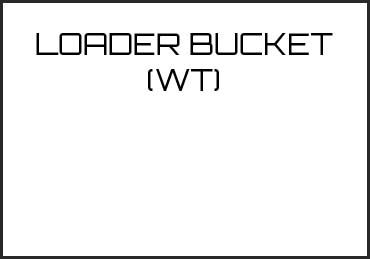 Picture for category LOADER BUCKET (WT)