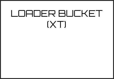 Picture for category LOADER BUCKET (XT)