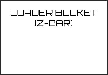 Picture for category LOADER BUCKET (Z-BAR)