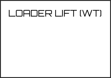 Picture for category LOADER LIFT (WT)