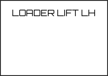 Picture for category LOADER LIFT LH