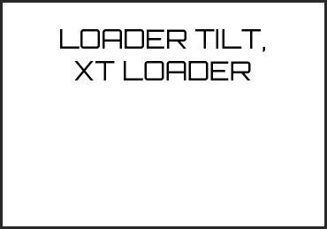 Picture for category LOADER TILT, XT LOADER