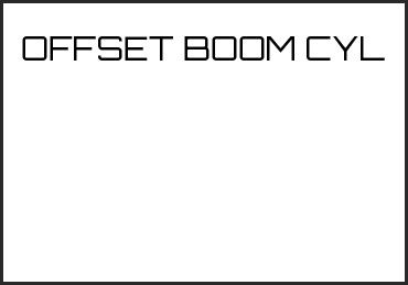 Picture for category OFFSET BOOM CYL