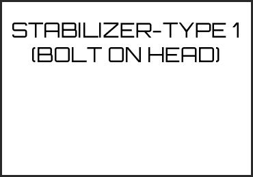 Picture for category STABILIZER-TYPE 1 (BOLT ON HEAD)