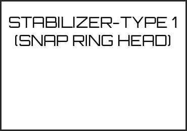 Picture for category STABILIZER-TYPE 1 (SNAP RING HEAD)
