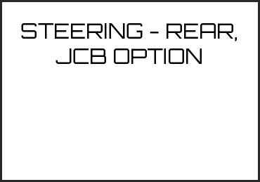 Picture for category STEERING - REAR, JCB OPTION