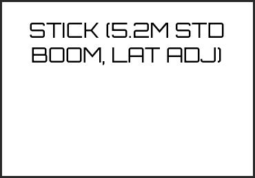 Picture for category STICK (5.2M STD BOOM, LAT ADJ)