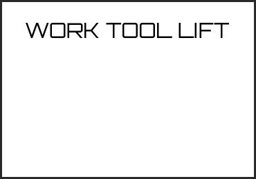Picture for category WORK TOOL LIFT