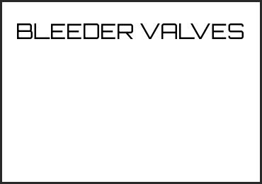 Picture for category BLEEDER VALVES