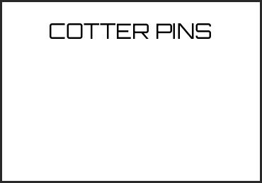 Picture for category COTTER PINS