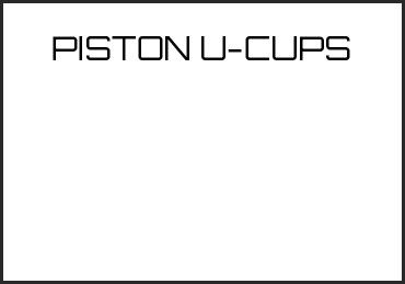 Picture for category PISTON U-CUPS