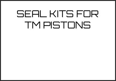 Picture for category SEAL KITS FOR TM PISTONS
