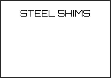 Picture for category STEEL SHIMS