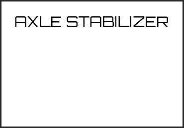 Picture for category AXLE STABILIZER