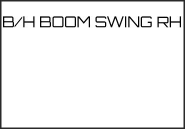 Picture for category B/H BOOM SWING RH