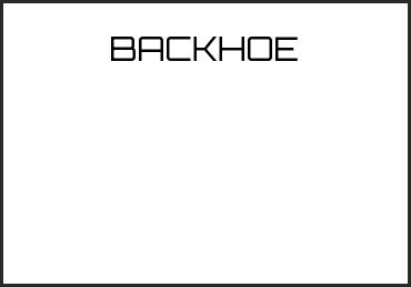 Picture for category BACKHOE
