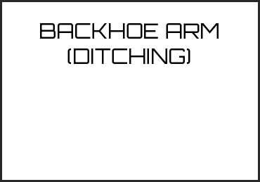 Picture for category BACKHOE ARM (DITCHING)