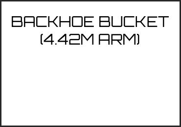 Picture for category BACKHOE BUCKET (4.42M ARM)