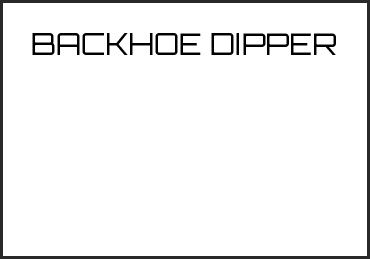 Picture for category BACKHOE DIPPER
