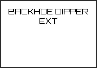 Picture for category BACKHOE DIPPER EXT