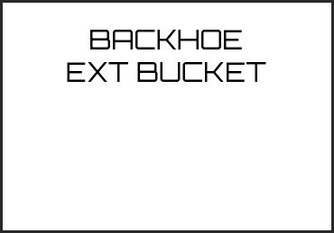Picture for category BACKHOE EXT BUCKET