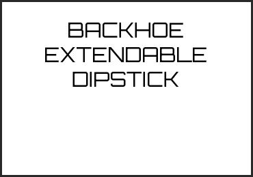 Picture for category BACKHOE EXTENDABLE DIPSTICK