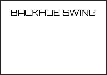 Picture for category BACKHOE SWING