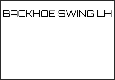 Picture for category BACKHOE SWING LH