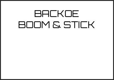 Picture for category BACKOE BOOM & STICK