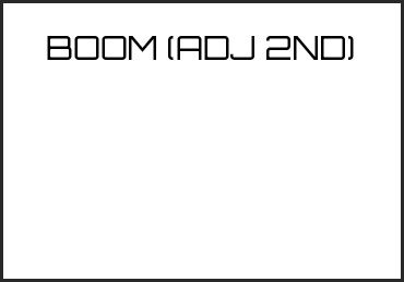 Picture for category BOOM (ADJ 2ND)