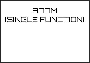 Picture for category BOOM (SINGLE FUNCTION)